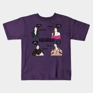 Aquarius- Bravostrology series Kids T-Shirt